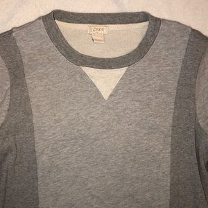 JCREW crew neck grey